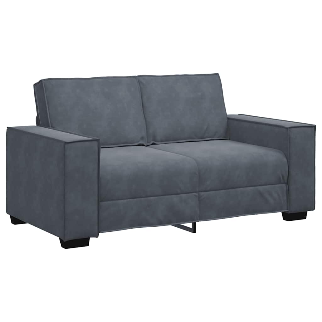 Dvosjed Sofa Tamno siva 160x78x84 cm Baršun