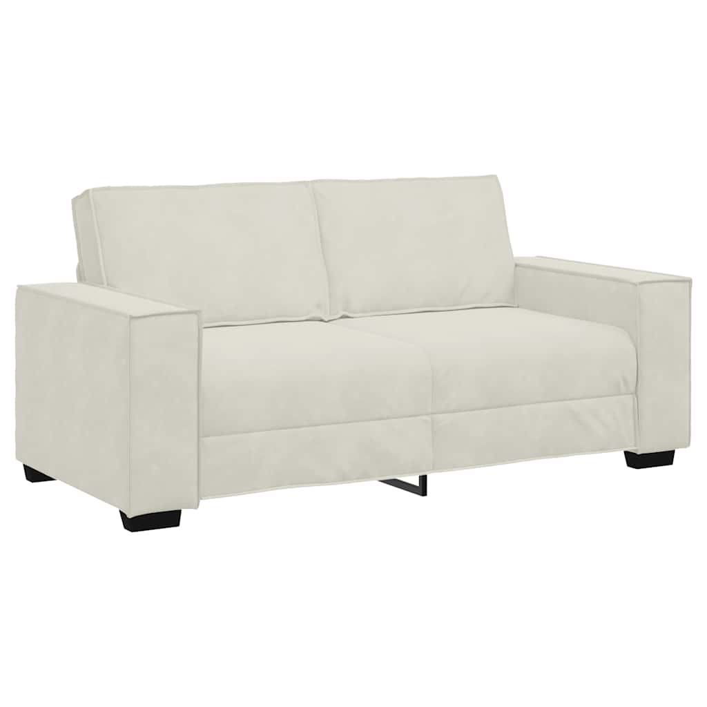 Dvosjed Kauč Krem 180x78x84 cm Baršun