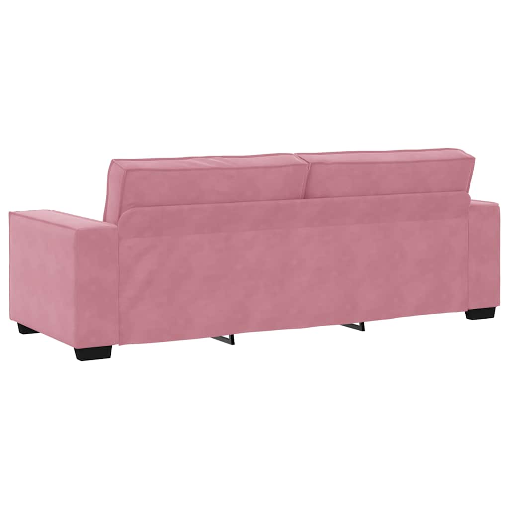 Trosjed Kauč Roza 220x78x84 cm Baršun
