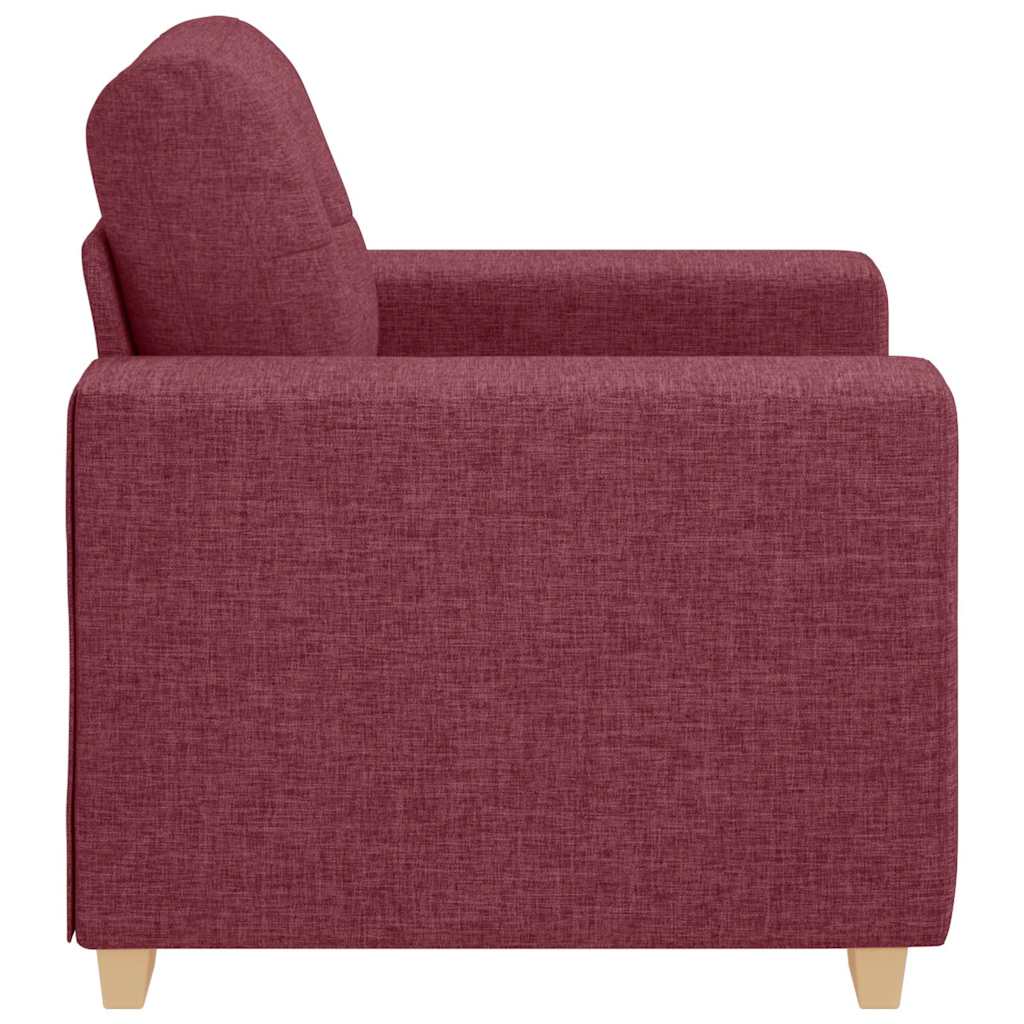 Sofa fotelja vino crvena 100x78x80 cm tkanina