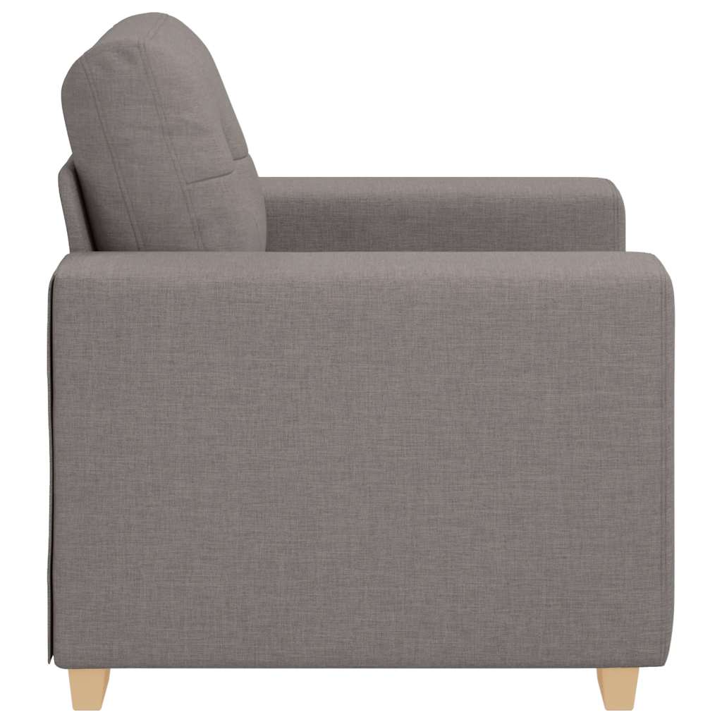 Sofa fotelja taupe 100x78x80 cm tkanina
