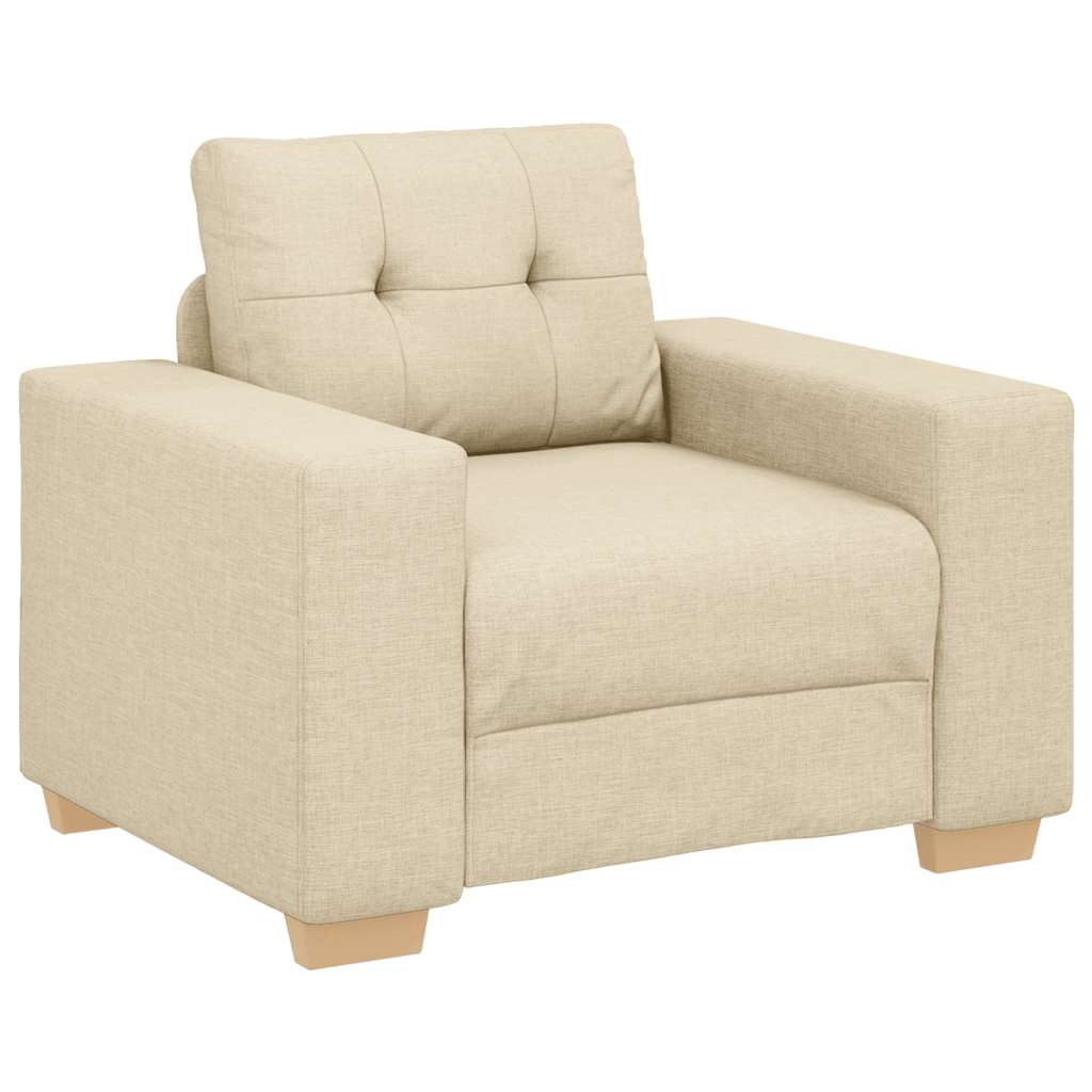 Sofa fotelja krem 100x78x80 cm tkanina