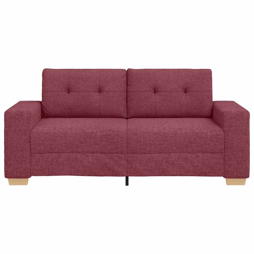 Dvosjed, sofa, vino crvena, 180x77x82 cm, tkanina