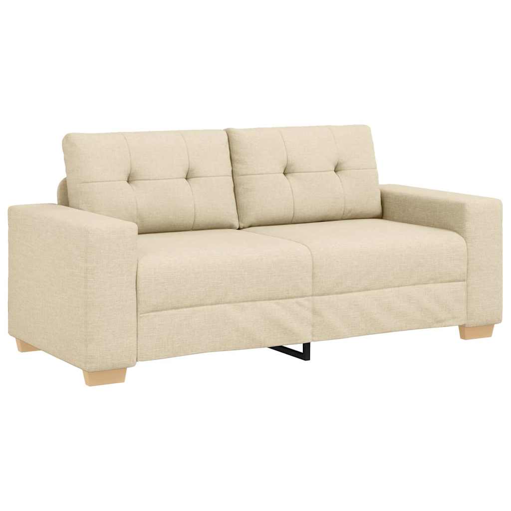 Dvosjed krem boje 180x77x82 cm, tkanina