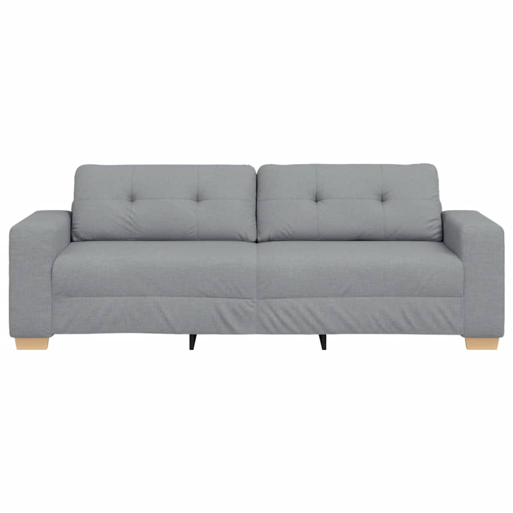 Trosjed Sofa Svijetlo siva 220x78x80 cm Tkanina