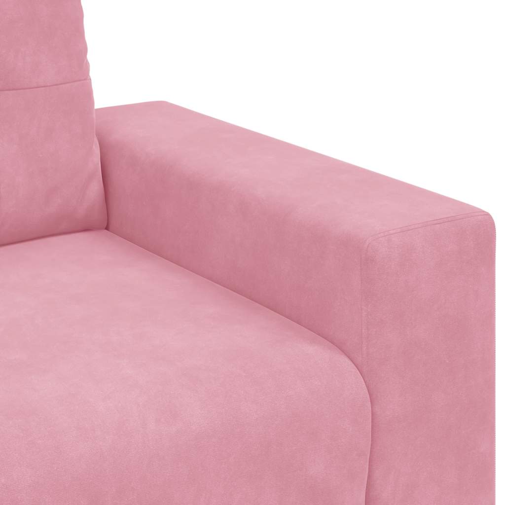 Sofa fotelja roza 100x78x80 cm baršun