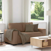 Dvosjed Smeđi 160x77x82 cm Tkanina