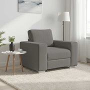 Sofa fotelja svijetlosiva 100x77x82 cm korduro tkanina