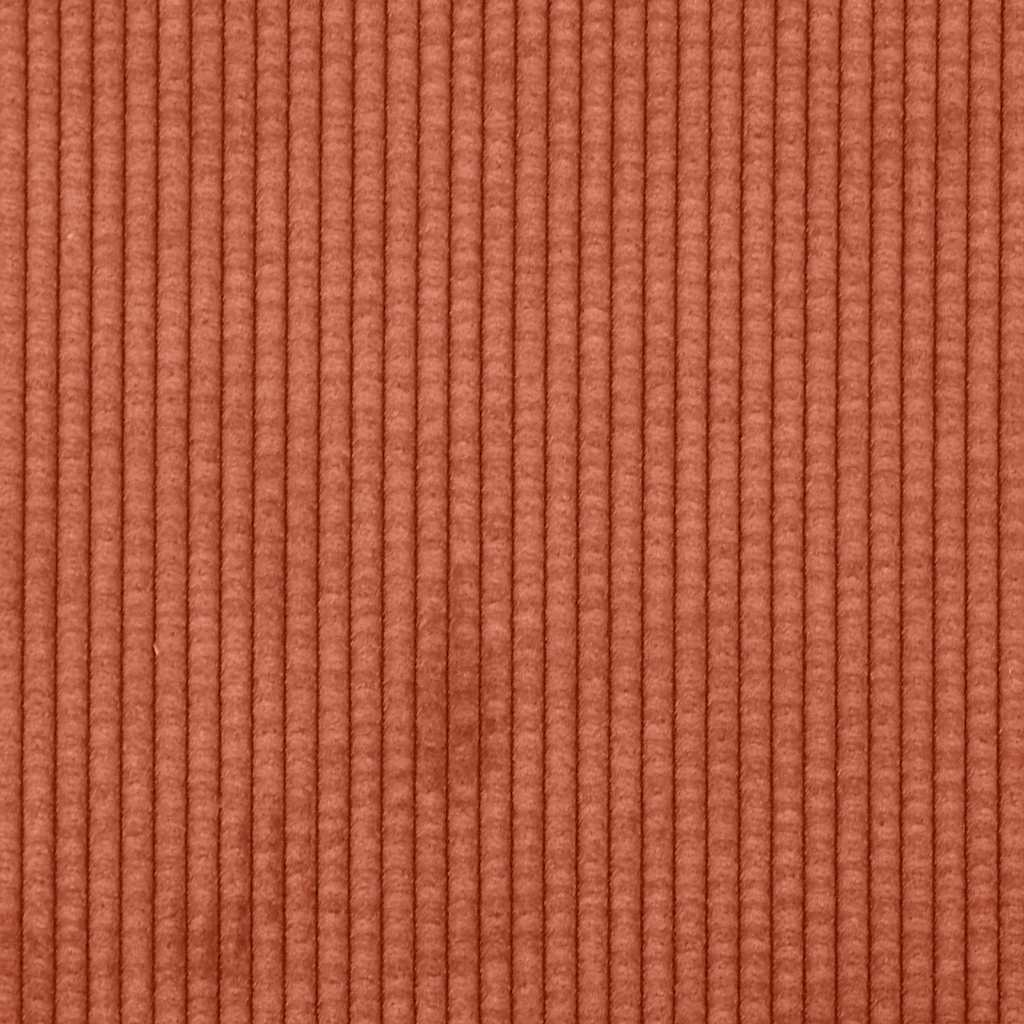 Sofa fotelja crveno narančasta 100x77x82 cm korduro tkanina
