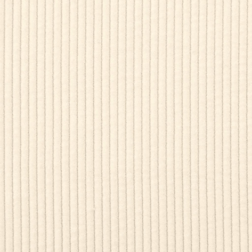 Dvosjed krem boje 180x77x82 cm korduro tkanina