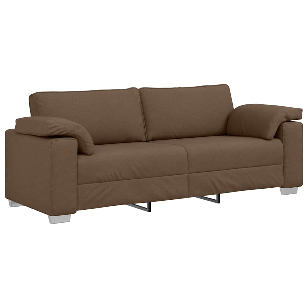 Sofa za 3 osobe Smeđa 220 cm tkanina