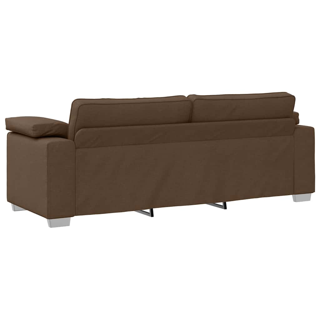 Sofa za 3 osobe Smeđa 220 cm tkanina
