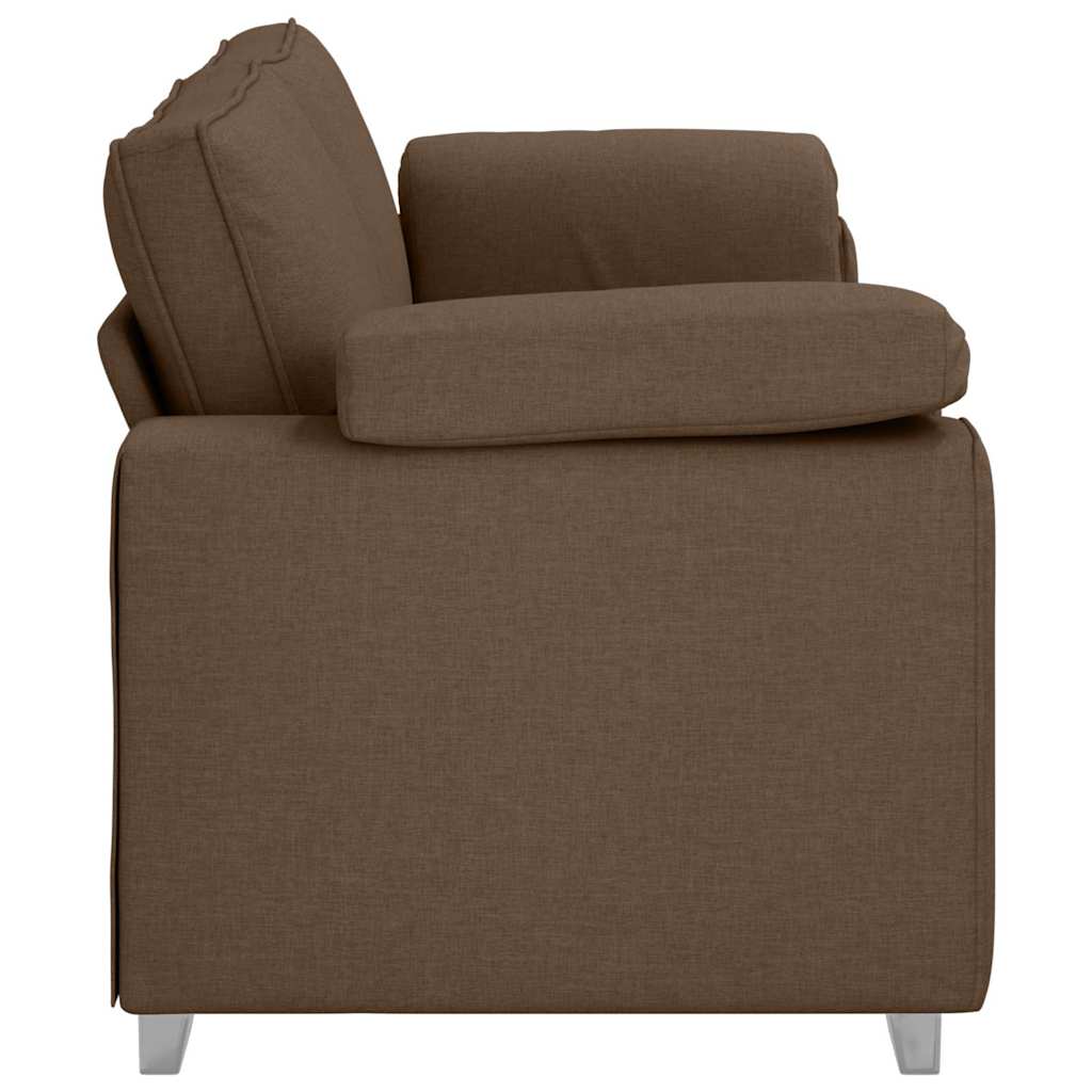 Sofa za 3 osobe Smeđa 220 cm tkanina