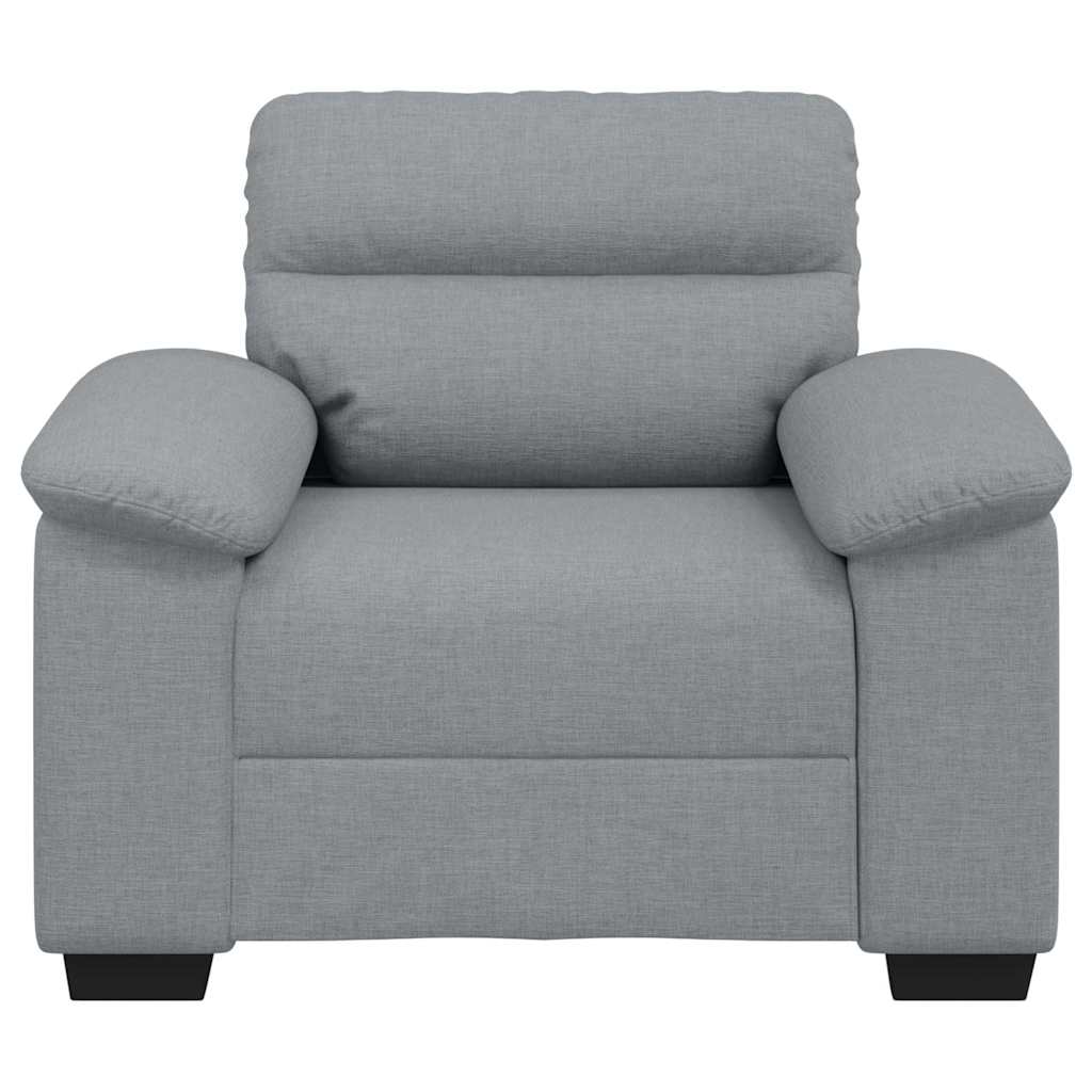 Sofa fotelja svijetlosiva 100x81x84 cm tkanina