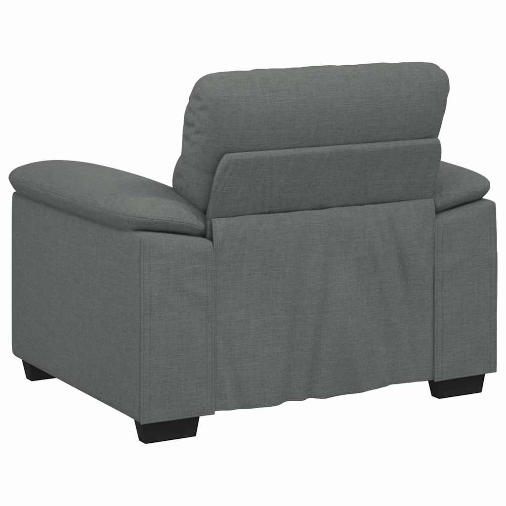 Sofa fotelja tamno siva 100x81x84 cm tkanina