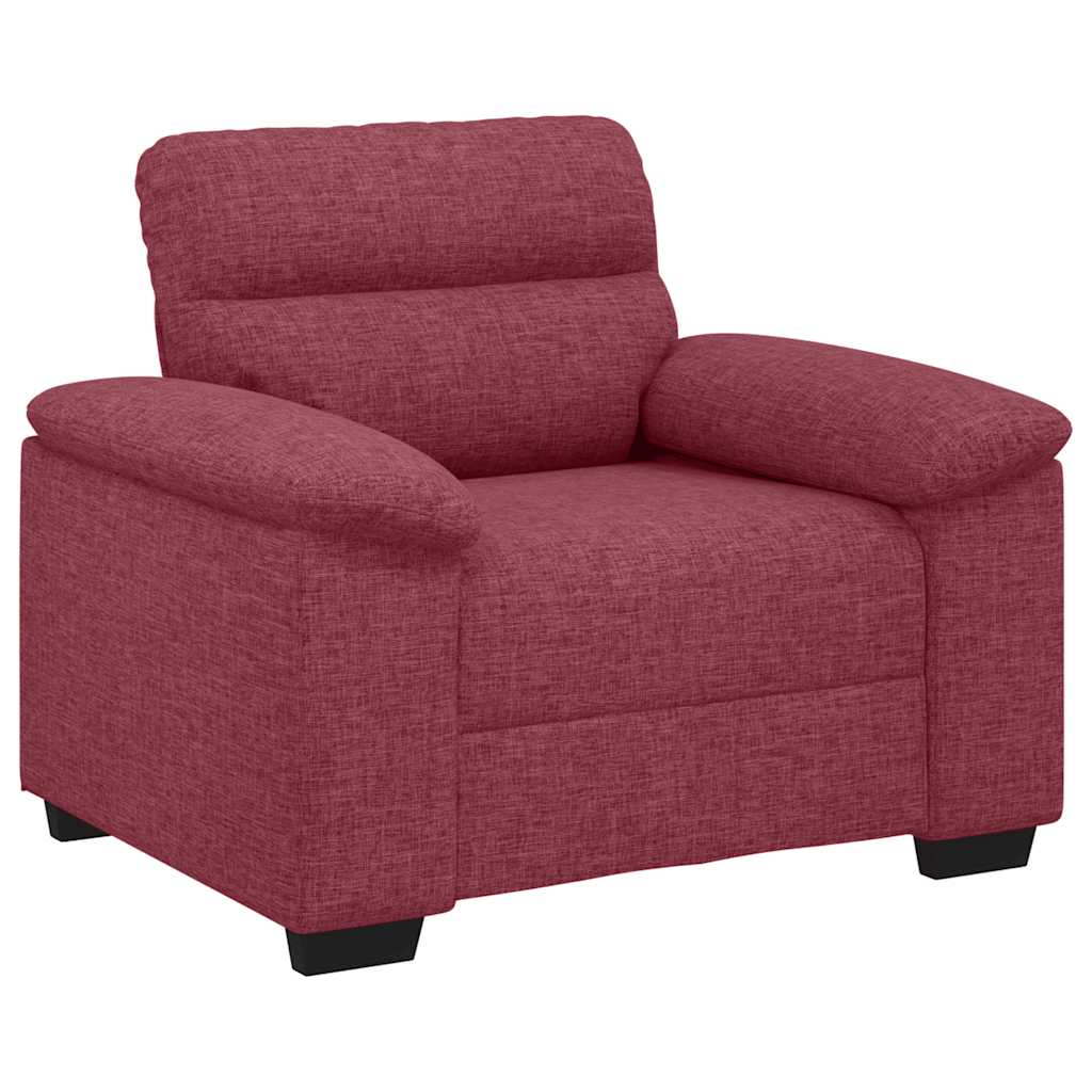 Sofa fotelja vino crvena 100x81x84 cm tkanina