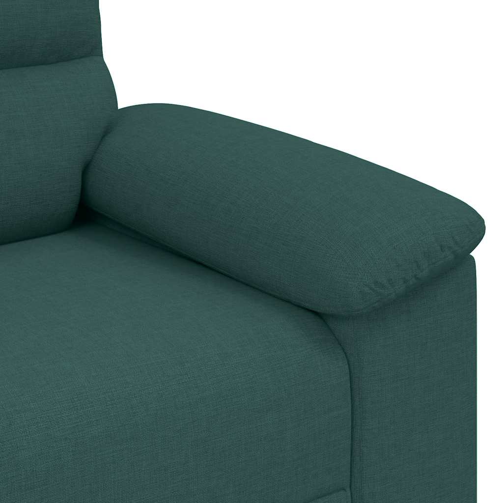 Sofa fotelja tamnozelena 100x81x84 cm tkanina