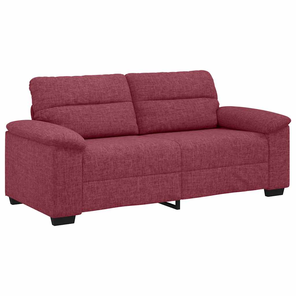 Dvosjed Kauč Vinsko Crvena 180x81x84 cm Tkanina