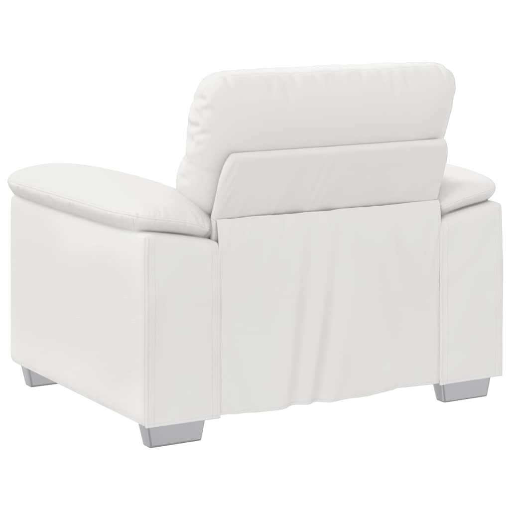 Sofa fotelja bijela 100x81x84 cm umjetna koža