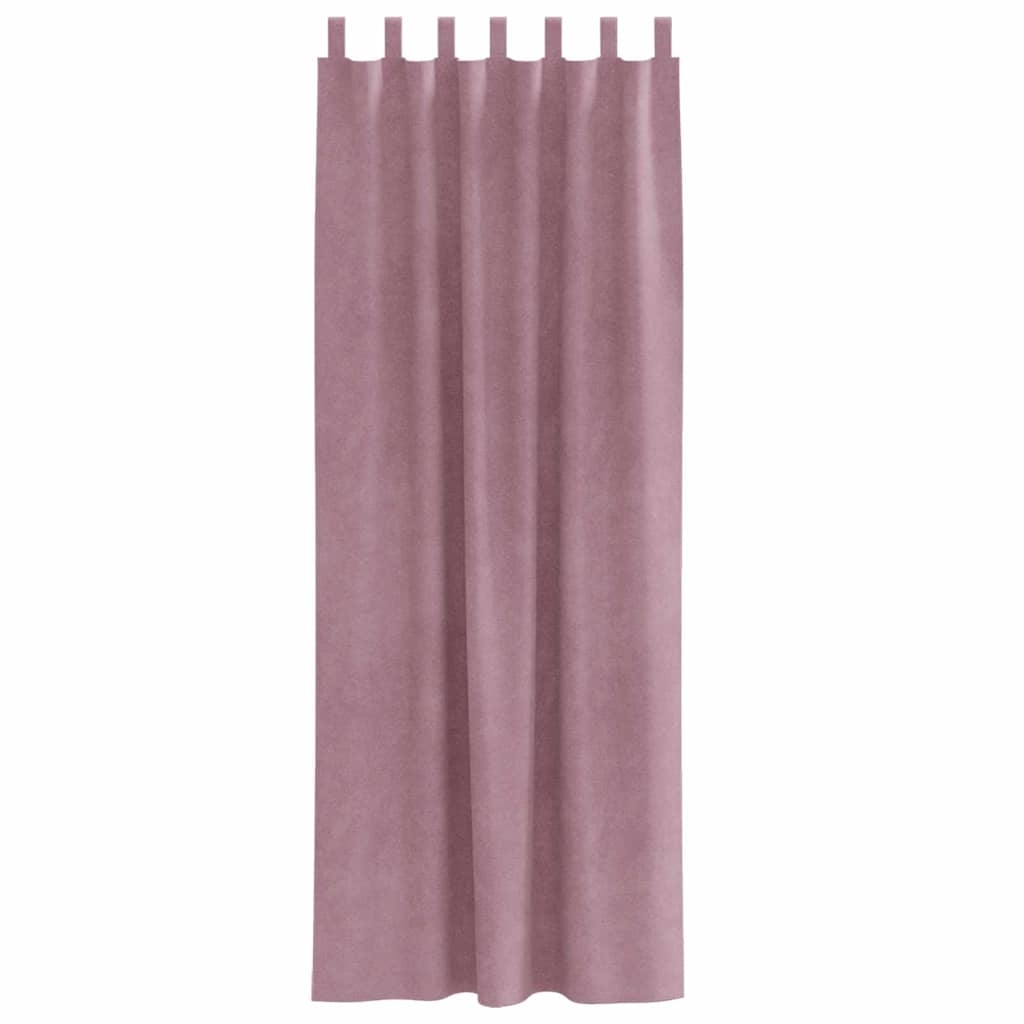 Zavjese za zamračivanje 2 pcs Tamno ružičasta 140 x 245 cm