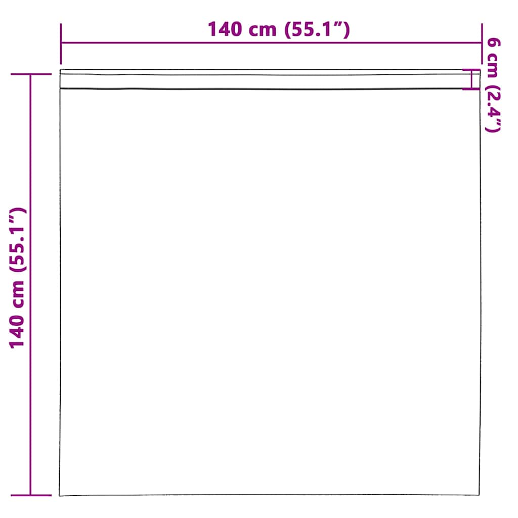 Zavjese za blackout s prstenovima 2 pcs Bež 140 x 140 cm
