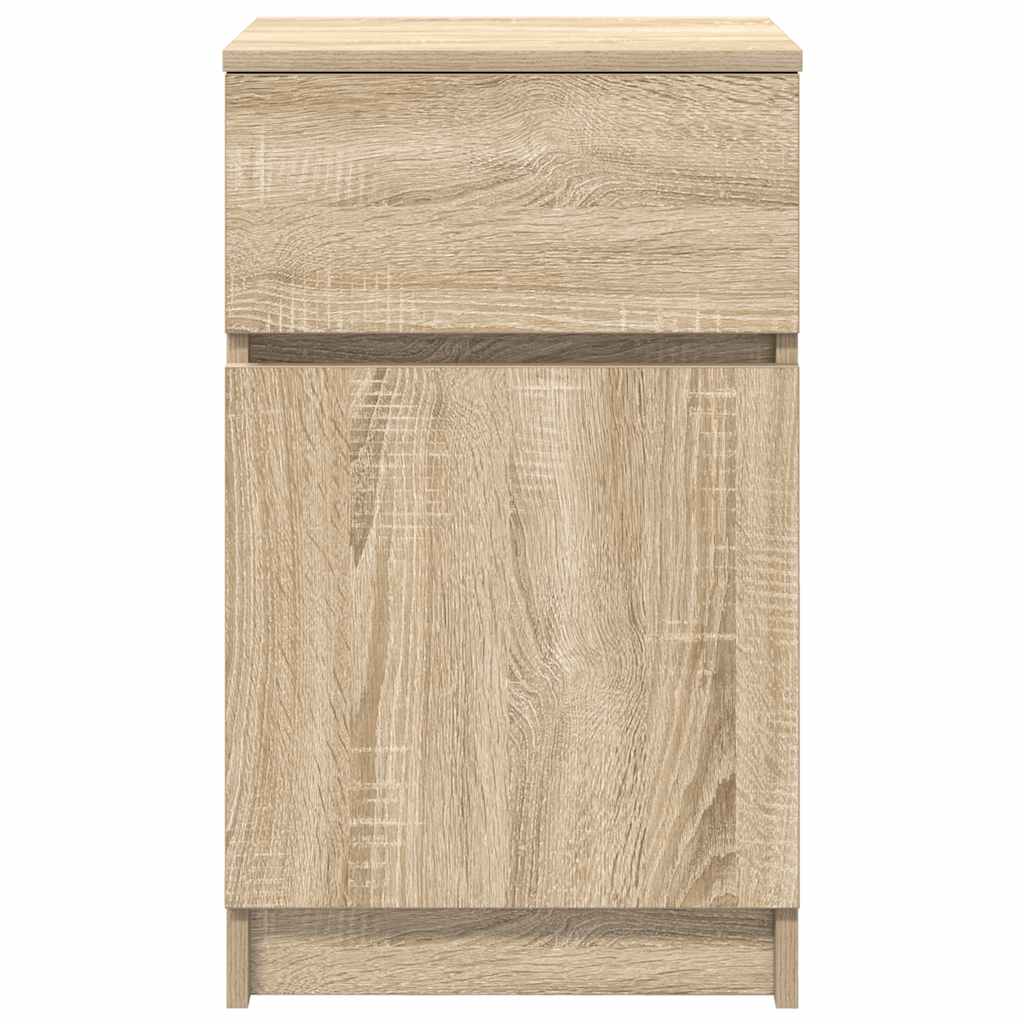 Noćni ormarići 2 kom boja hrasta 39x35x65 cm konstruirano drvo Smeđa