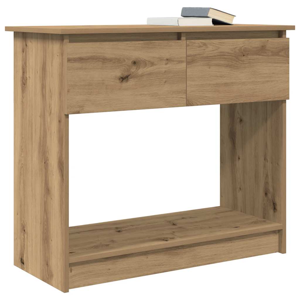 Konzolni stol s ladicama Artisan hrast 85,5x38,5x74,5 cm