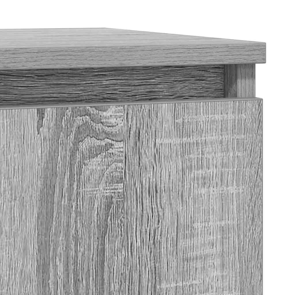 Komoda s ladicom siva sonoma 71x35x65 cm konstruirano drvo