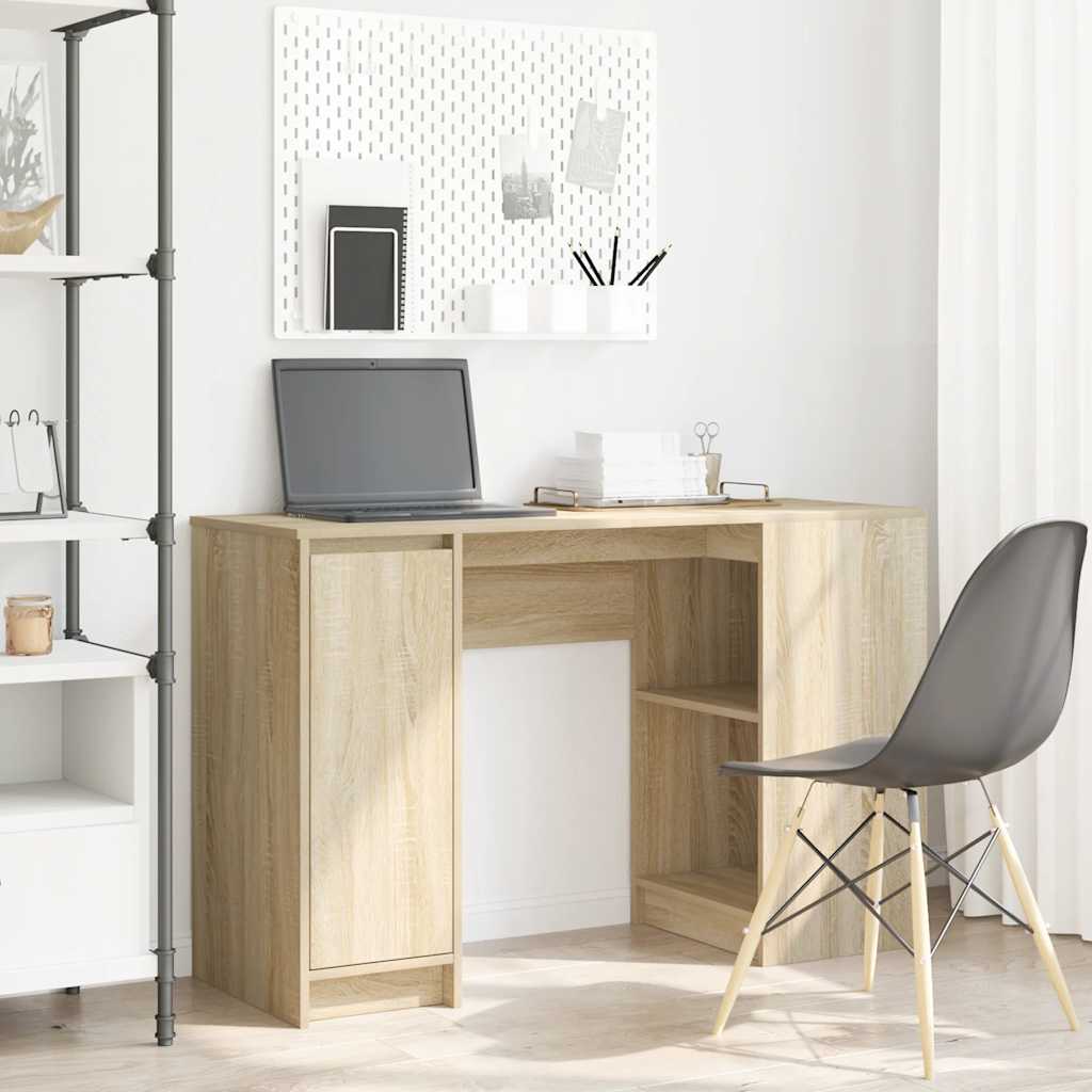 Radni stol sonoma hrast 120x42x76 cm konstruirano drvo