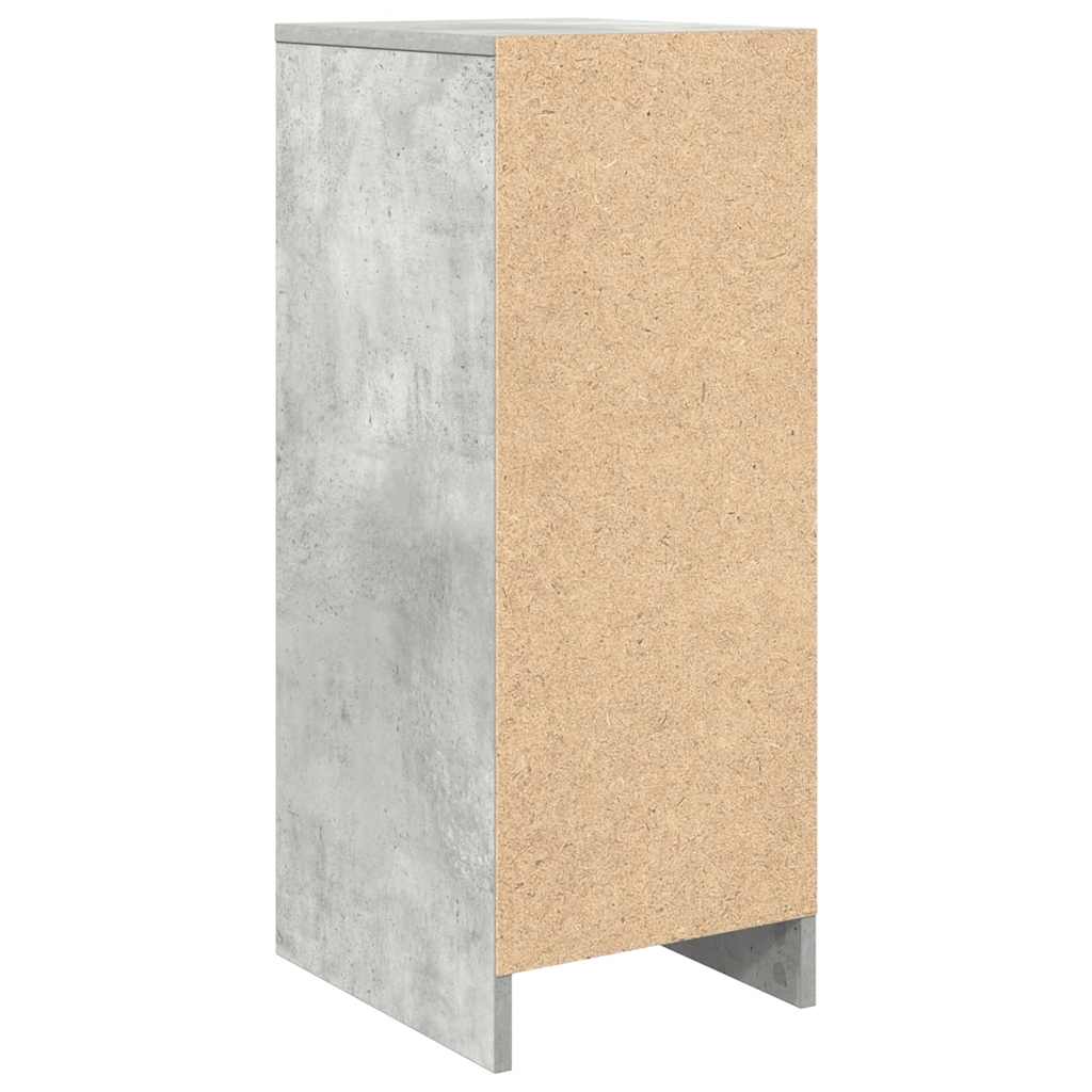 Ormarić za cipele boja betona 29,5x34x76 cm konstruiranog drva