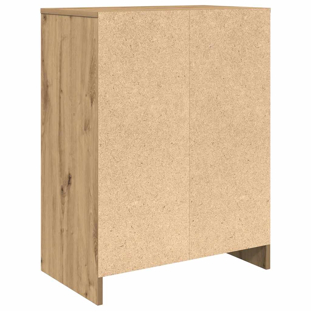 Ormarić za cipele boja hrasta 57x34x76 cm konstruirano drvo Smeđa