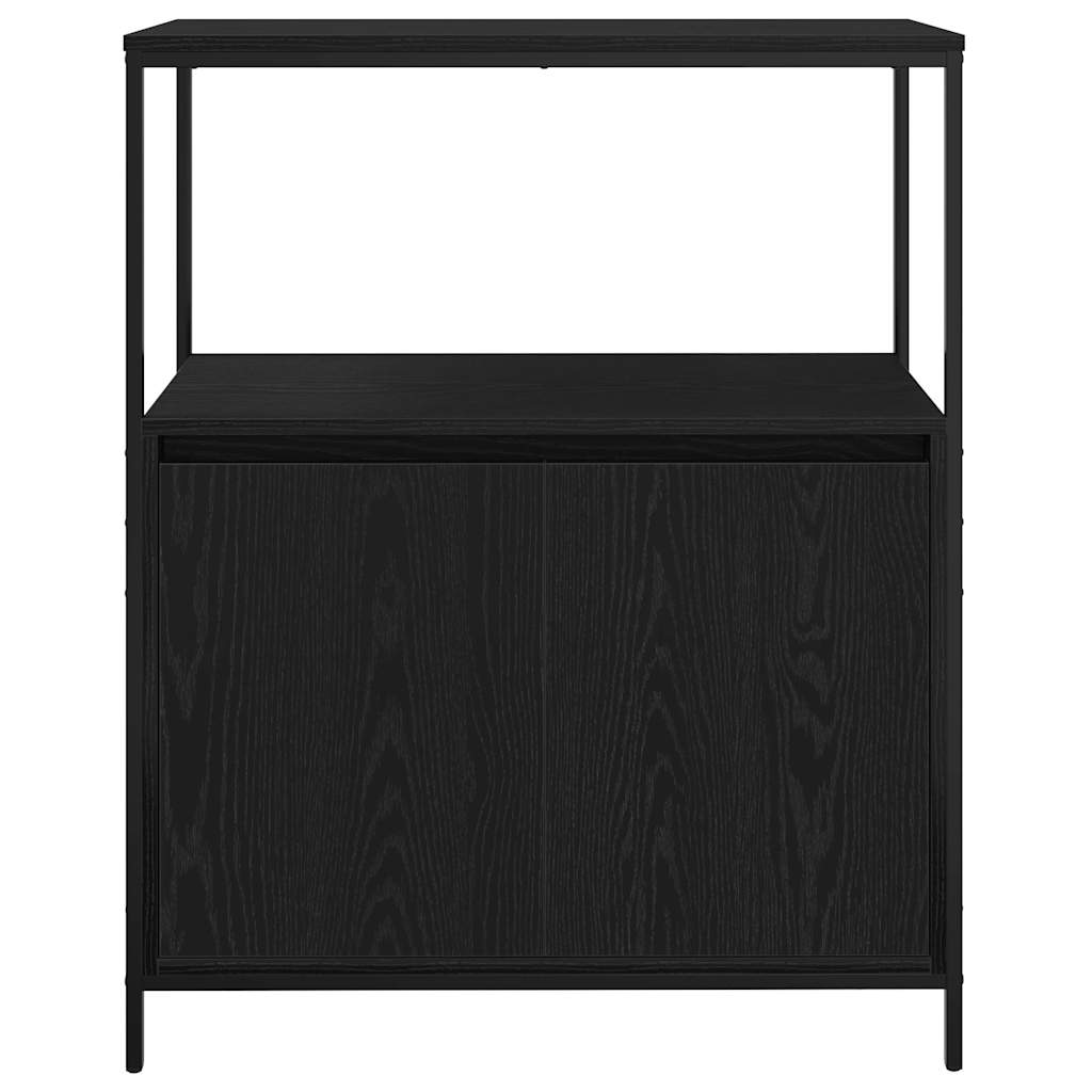 Kupaonski ormarić s policama crni hrast 76,5x35x95 cm