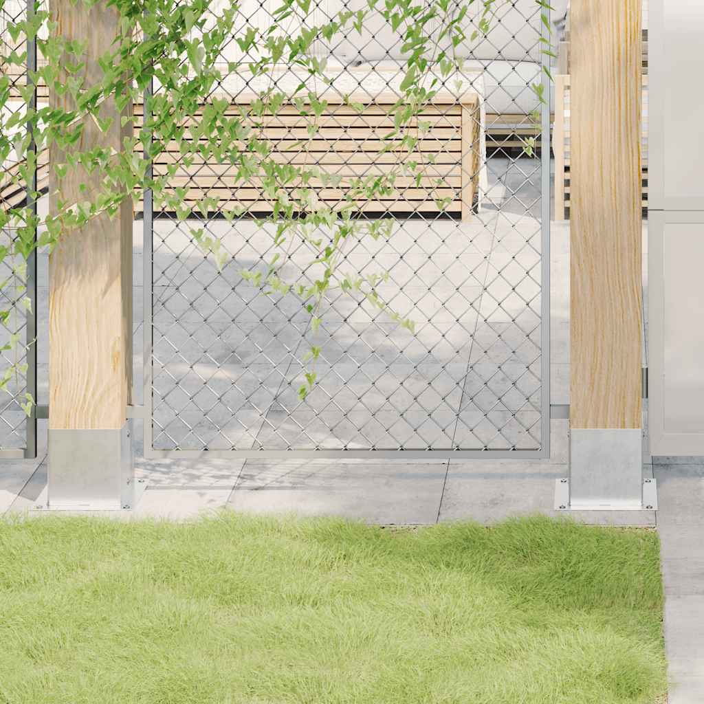Postolja za stupove kvadratna 4 kom 141x141 mm pocinčani čelik