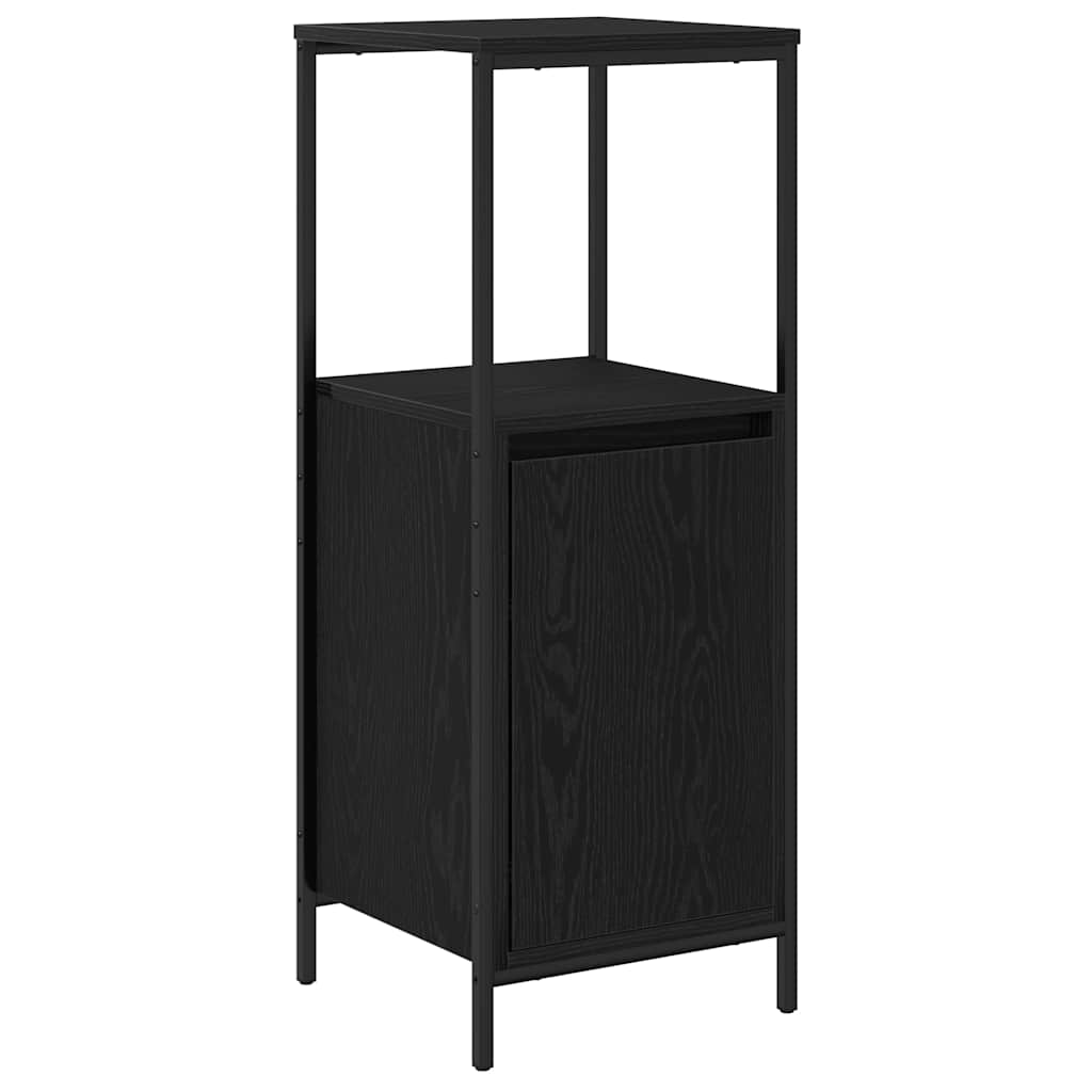 Set namještaja za kupaonicu 3 kom. Crni hrast 36 x 35 x 165 cm
