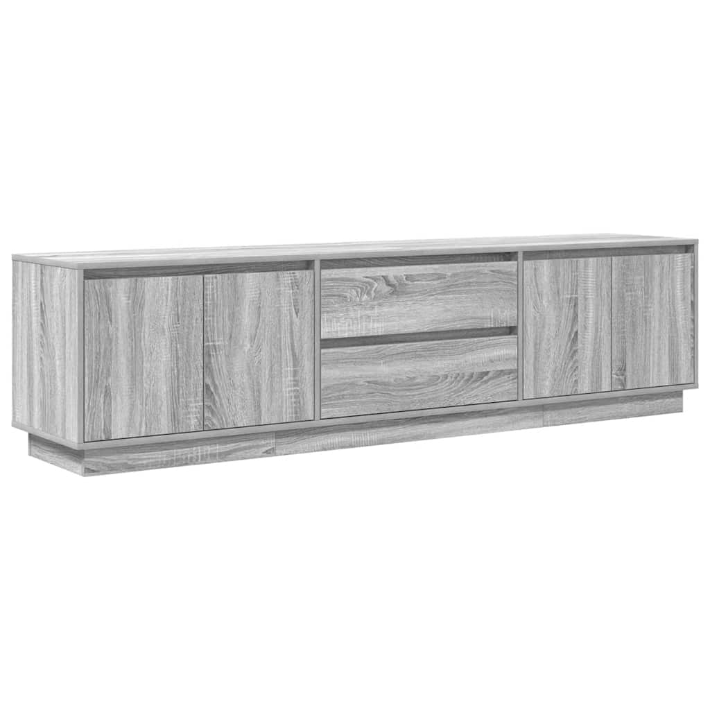 TV ormarić s LED svjetlima boja hrasta 193,5x41x50 cm