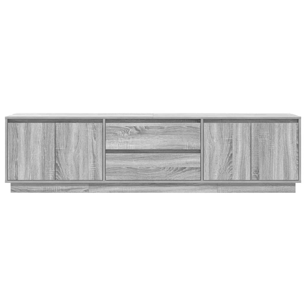 TV ormarić s LED svjetlima boja hrasta 193,5x41x50 cm