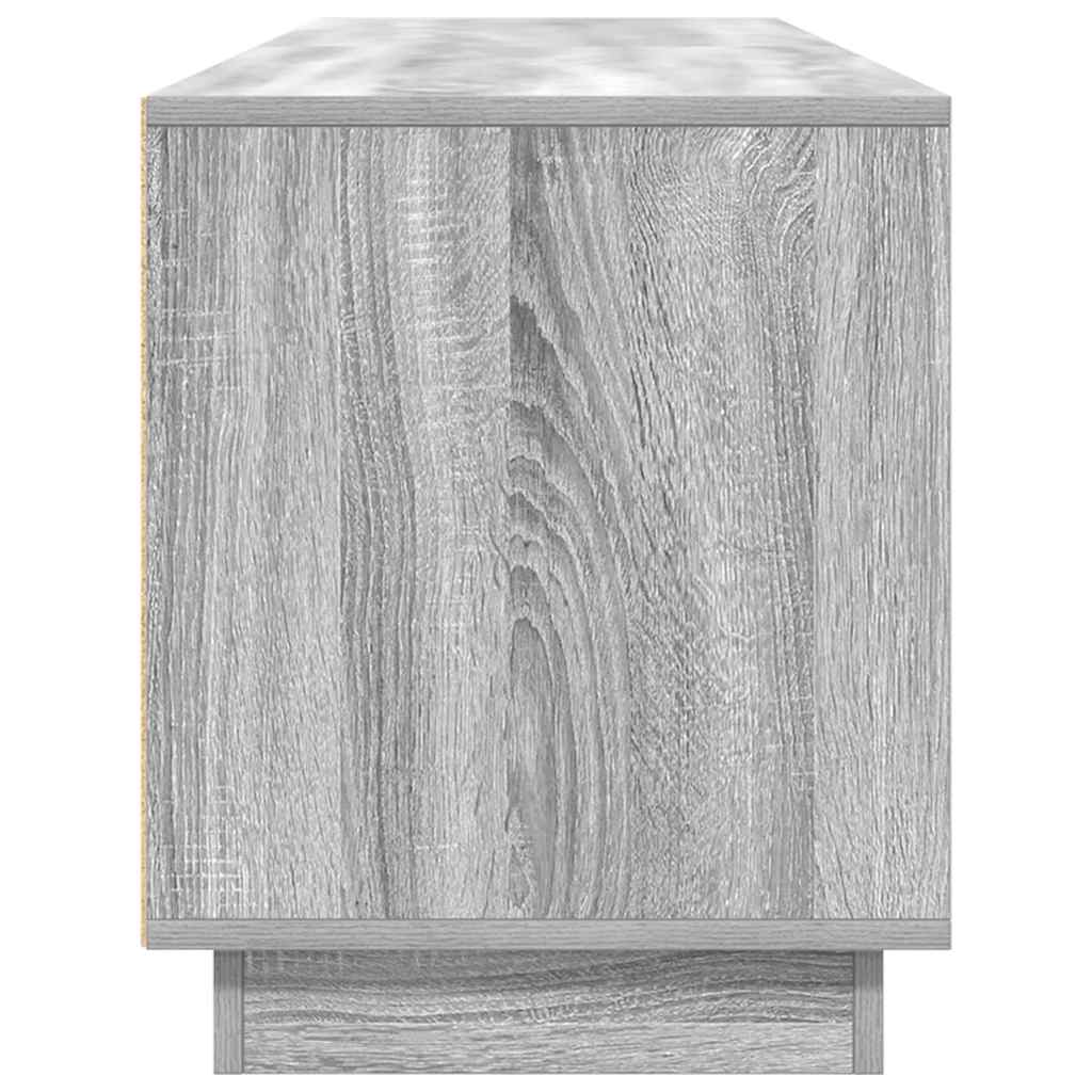 TV ormarić s LED svjetlima boja hrasta 193,5x41x50 cm