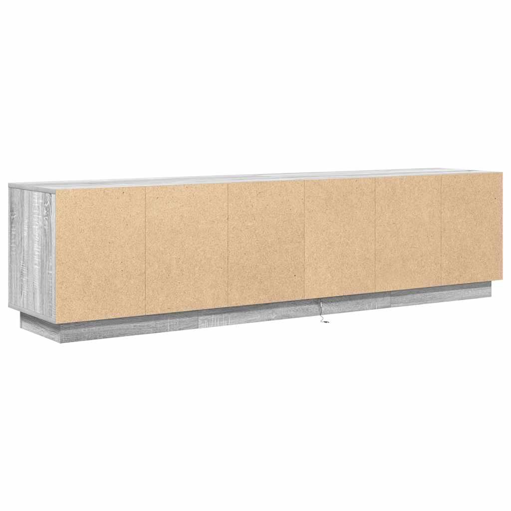 TV ormarić s LED svjetlima boja hrasta 193,5x41x50 cm