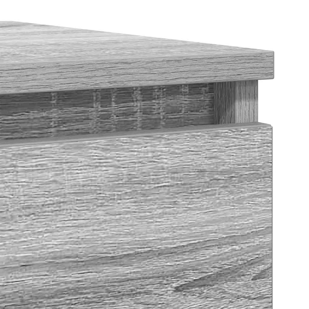 Komoda Siva Sonoma 100x35x76 cm Konstruirano drvo