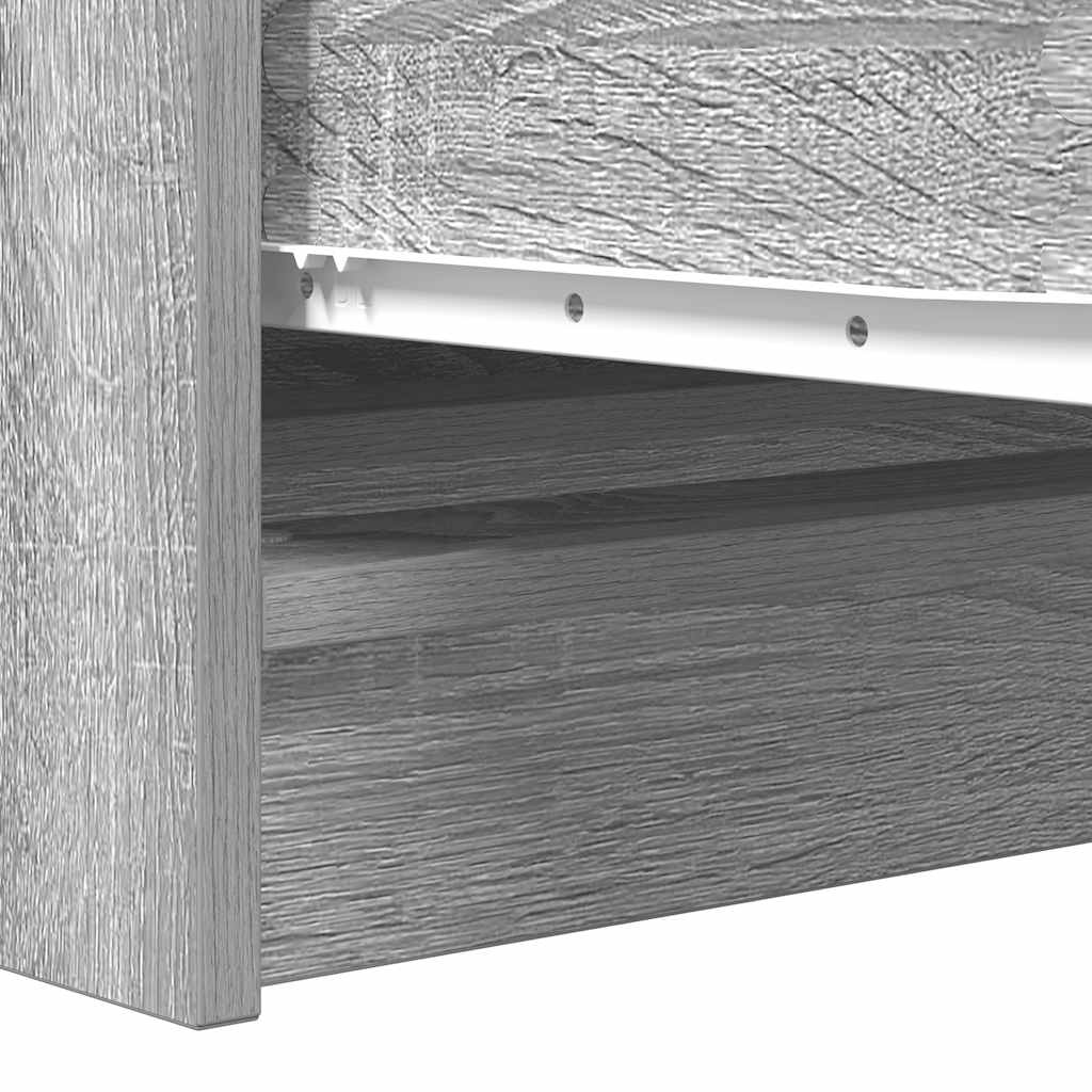 Komoda Siva Sonoma 100x35x76 cm Konstruirano drvo