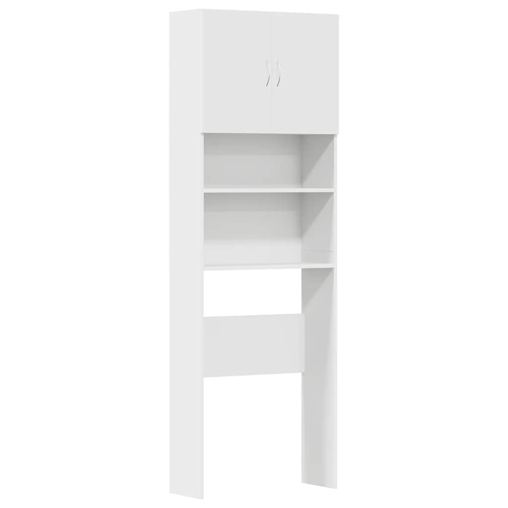 Ormar za perilicu bijeli 64x24x190 cm izrađeno drvo