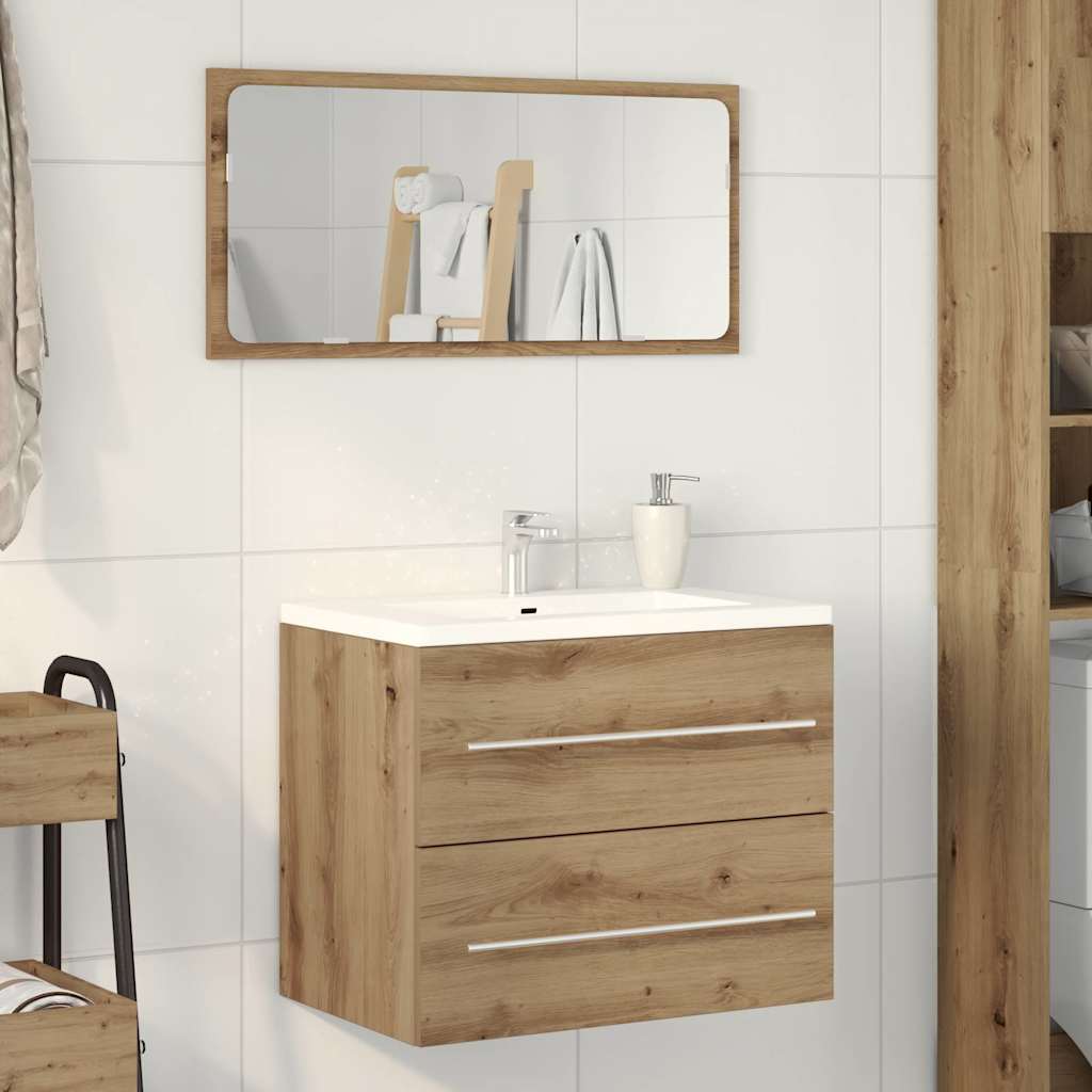 Ormarić za umivaonik u kupaonici Artisan hrast 60x38,5x48 cm Konstruirano drvo