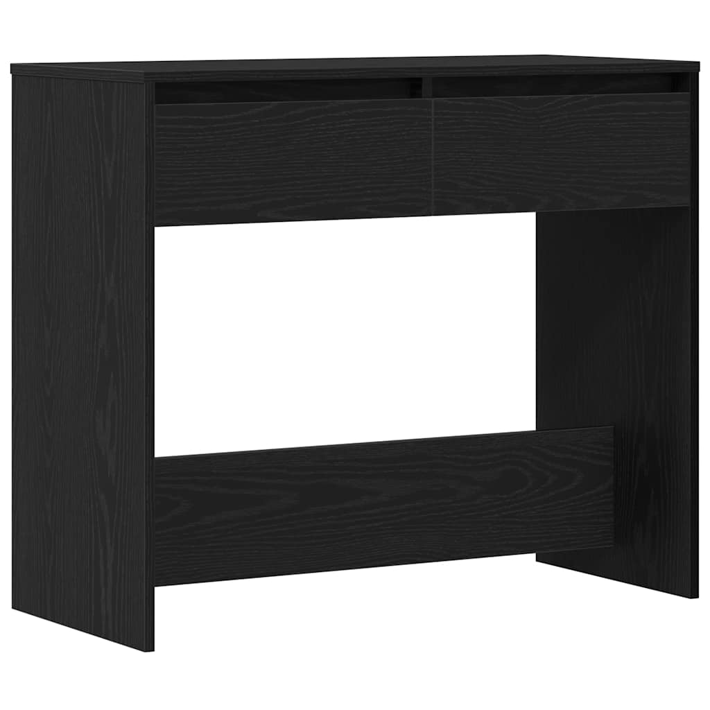 Konzolni stolić crni hrast 89x41x76,5 cm Konstruirano drvo