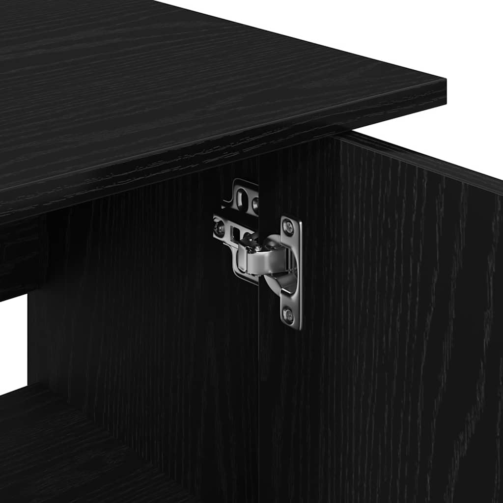 Stalak za akvarij crni hrast 101x41x58 cm Konstruirano drvo