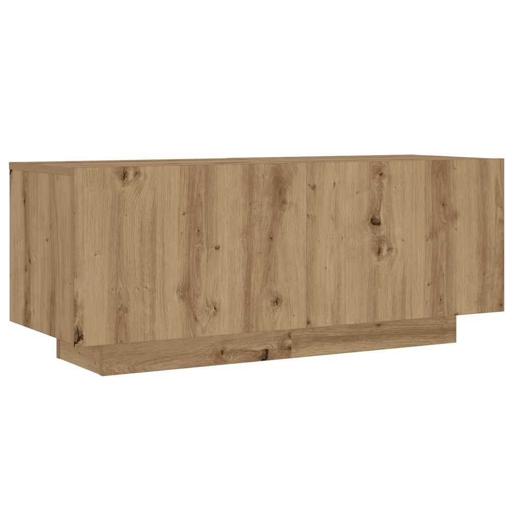 TV ormarić s LED svjetlima Artisan hrast 180x35x40 cm