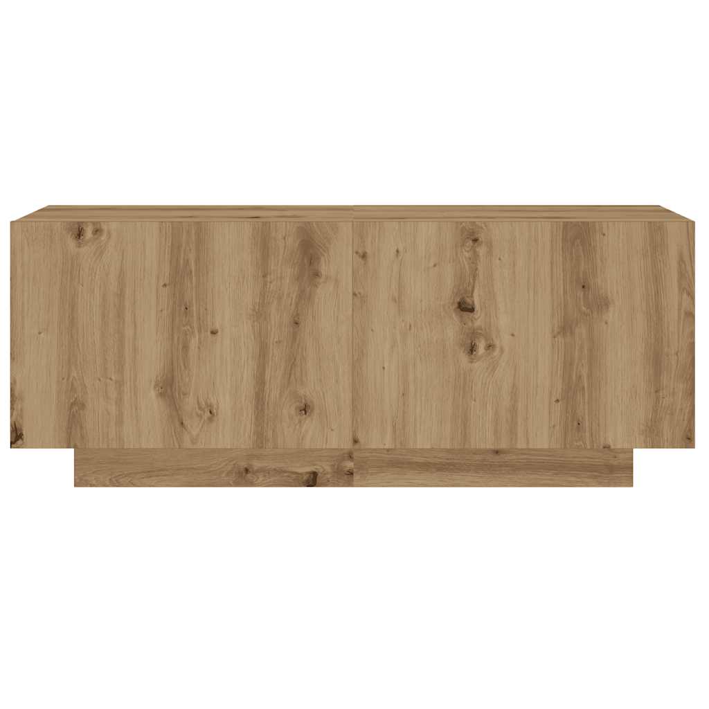 TV ormarić s LED svjetlima Artisan hrast 180x35x40 cm