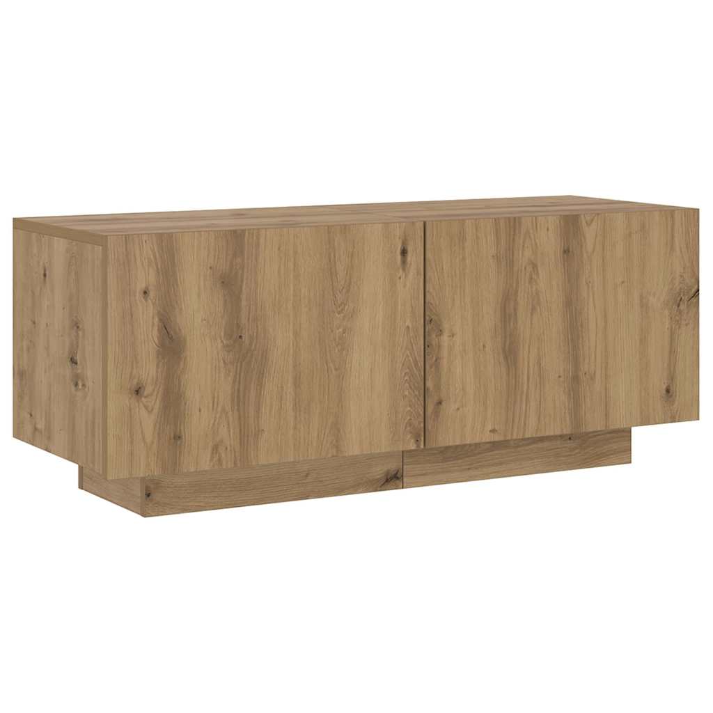TV ormarić LED boja hrasta 200x35x40 cm konstruirano drvo