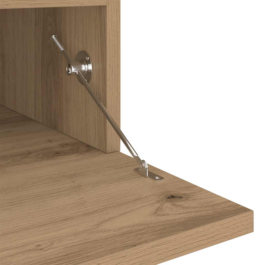 TV ormarić LED boja hrasta 200x35x40 cm konstruirano drvo