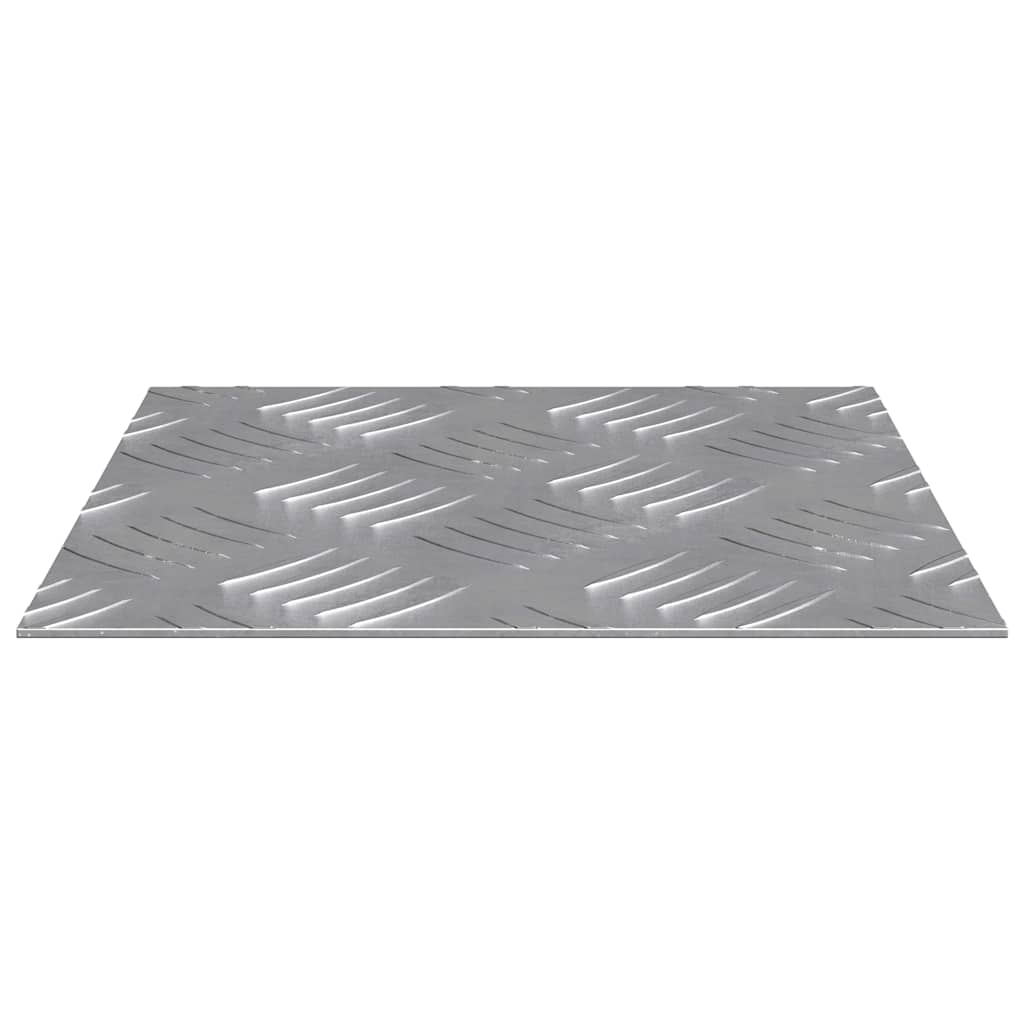 Stepenica Četvrtasti 2 pcs Srebrno 20 x 20 cm Aluminij