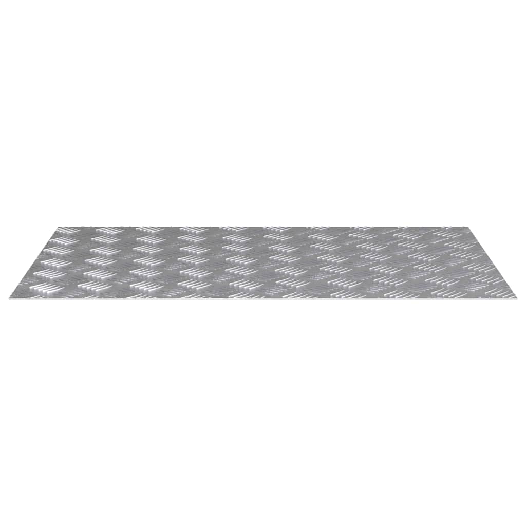 Stepenica Pravokutni 2 pcs Srebrno 80 x 50 cm Aluminij